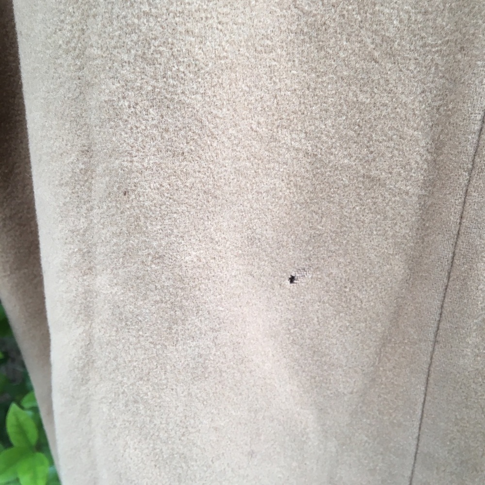 Tan Leopard Safari Winter Wool Vintage Coat Jacket - Picture 4 of 6